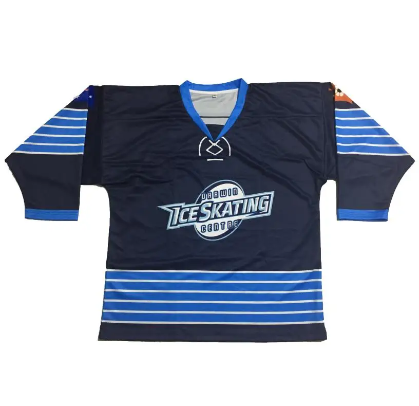 2021 Polyester Mesh Ice Hockey Jersey For Men | Custom Made Hockey Uniform