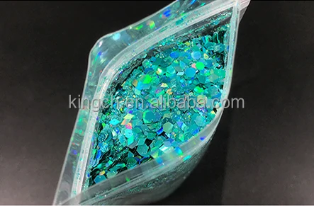 Wholesale Bulk Chunky Eco Hair Glitter Cosmetic Glitters White Glitters for Resin Christmas Decorations