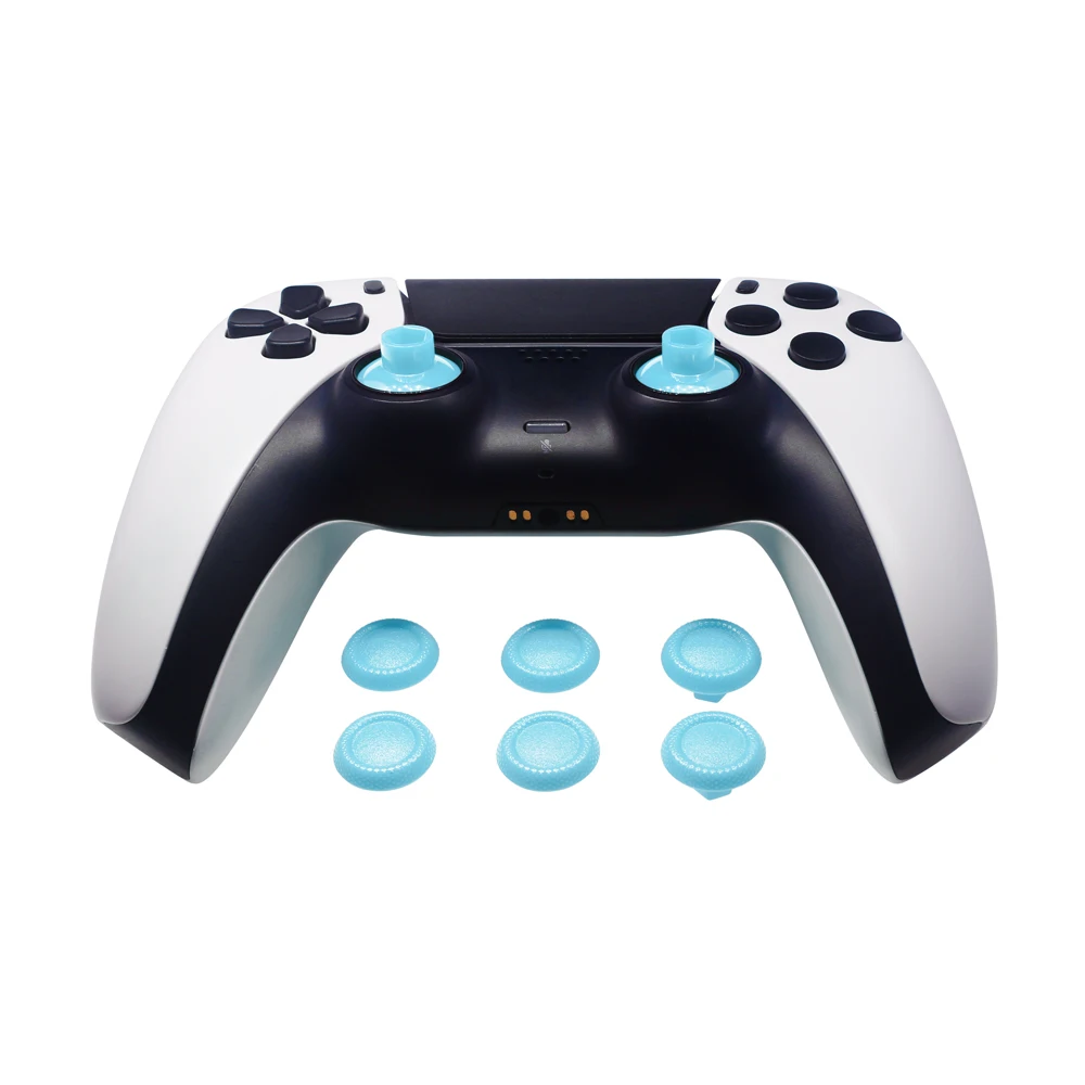 Thumbs Stick Interchangeable Ergonomic Joystick for PS5 Controller  Analog Stick Light Blue