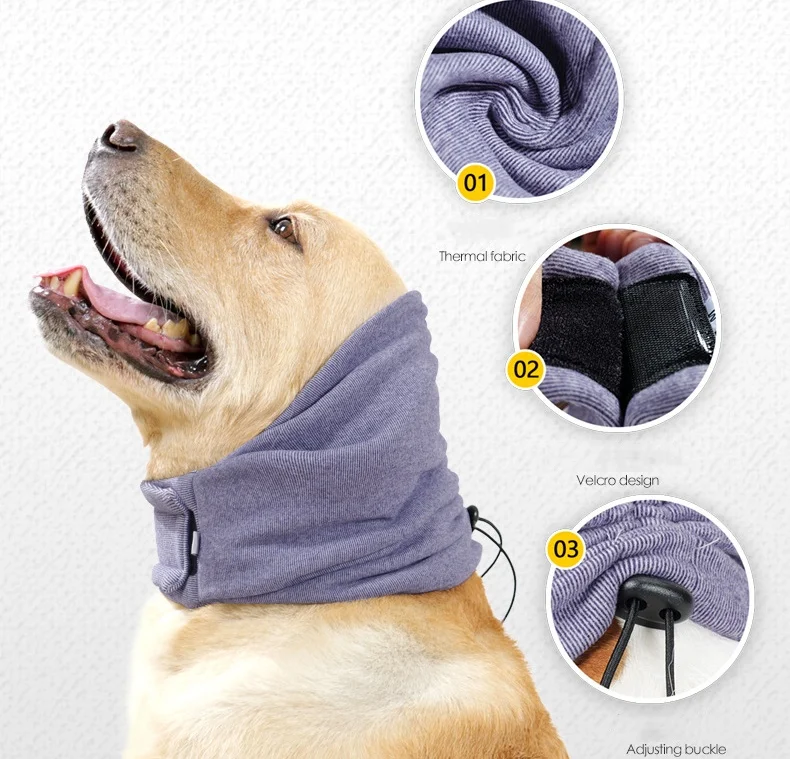 Hot selling multi purpose pet headgear anxiety calming headband Elastic Pet Dog Earmuffs