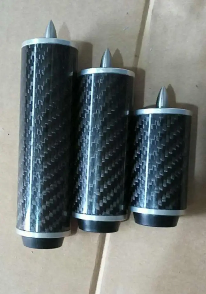 2inch / 4inch carbon fiber glass extension uniloc  joint  for pool cue carom cue