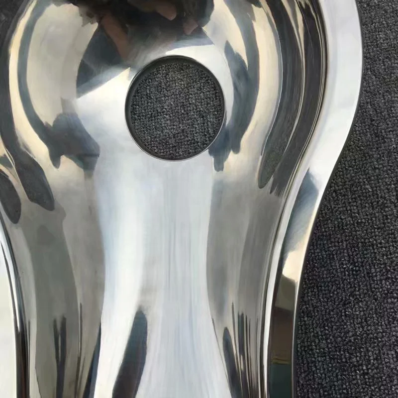 
YUSUN Simple Design 304 Stainless Steel Squat Pan Squat Toilet for Ships and Trains 