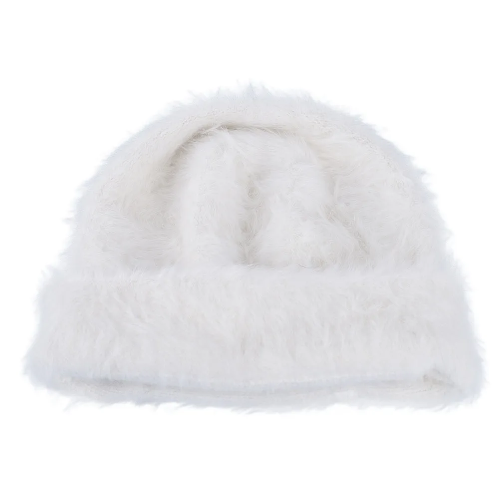 Female Autumn And Winter Rabbit Hair Pile Hat