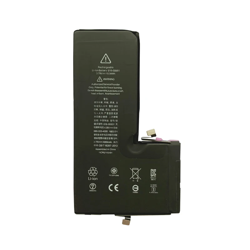 High Quality battery for iP 11pro max mobile phone battery for IPhone 11 PRO MA  3969mAh 11  XR XS MAX 12 MINI PRO MAX batteries