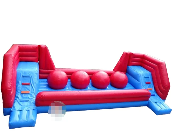 Ball Busting  jumping ball game  Obstacle Dodge Game ball game for party rental boy outdoor attraction bouncer