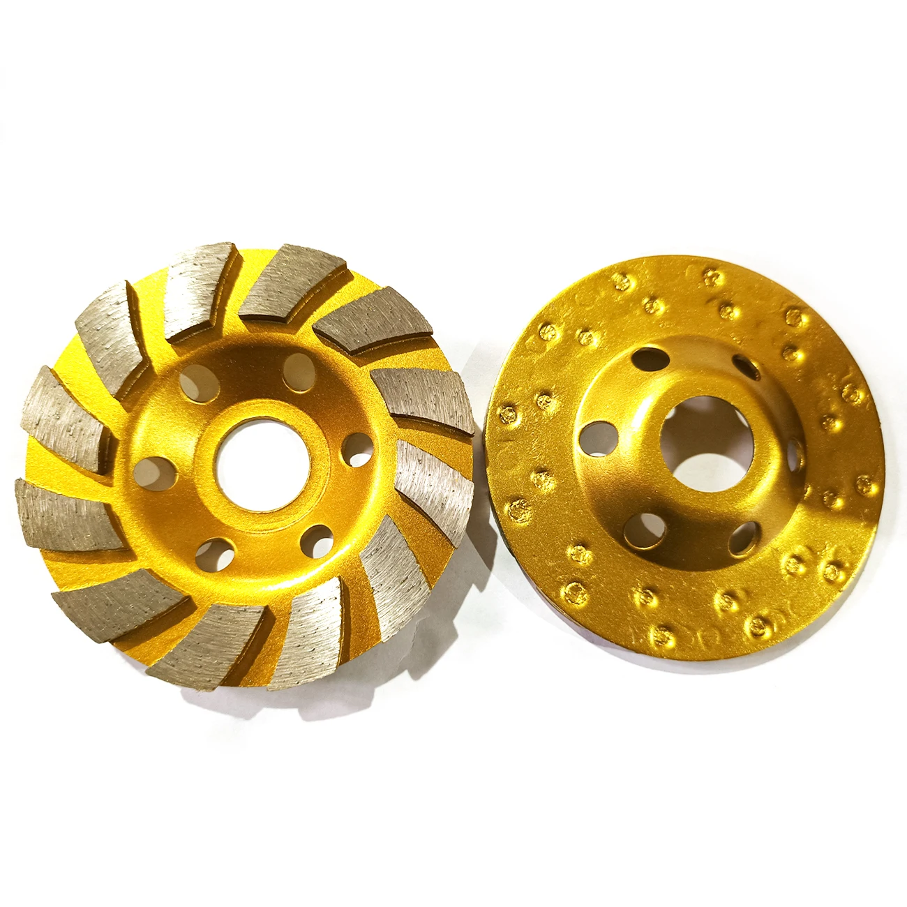 LITTLE ANT 4 inch 5 inch Turbo Type Cup Wheel Diamond Angle Grinding Wheel Polishing For Concrete Stone Granite