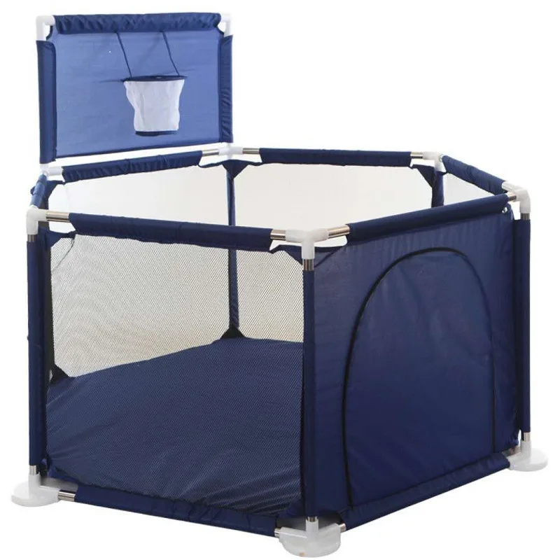 RHS-PPEN3 2024 Hot Selling China Manufacturer Plastic Foldable Baby Playpen Safety Baby Playpens Large Baby Playpen With Swing
