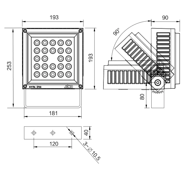 Building bridge anti glare 220 volt spot lamp rgbw ip65 dmx rgb 20w outdoor spot garden light landscape light