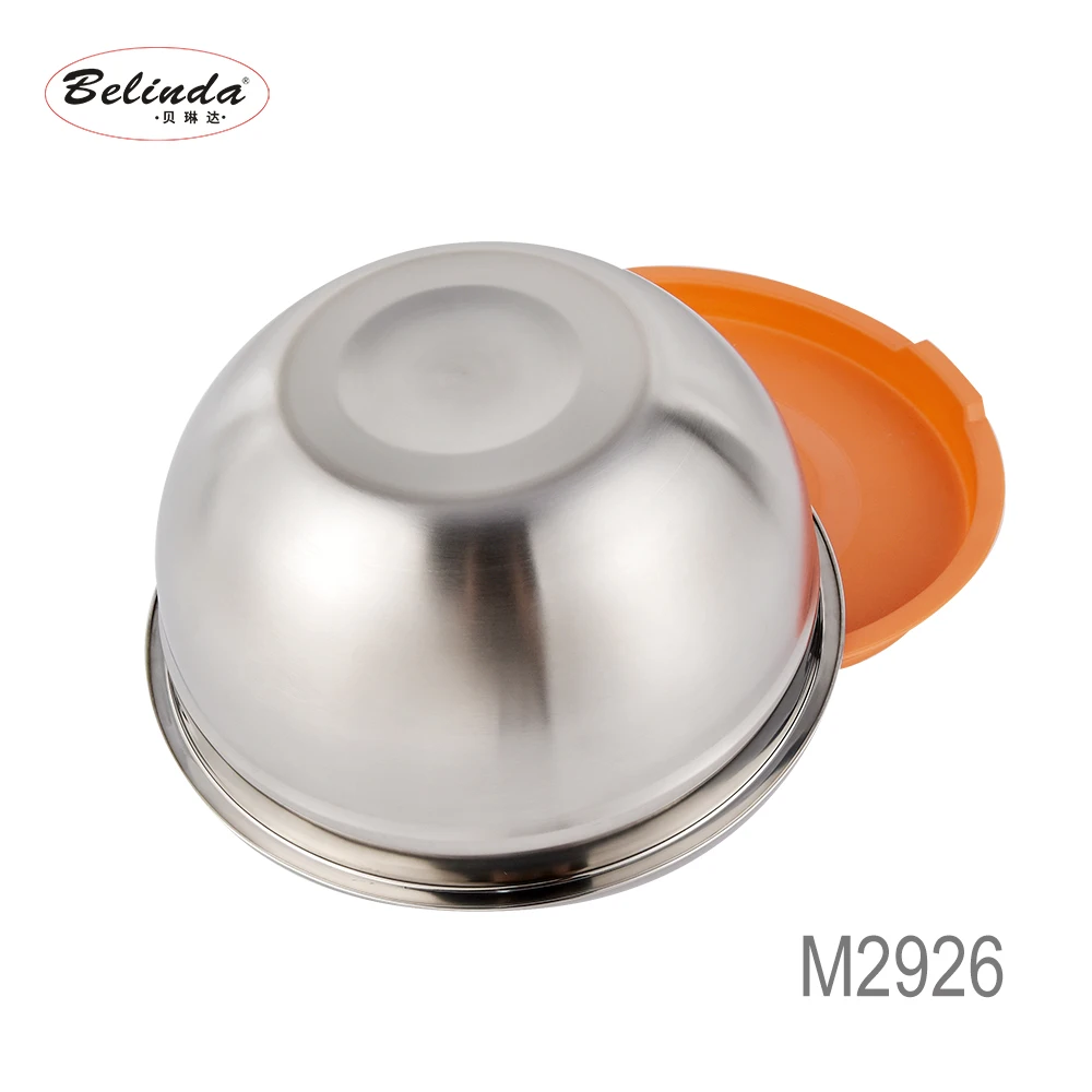 Cheap American Style  Wholesale Stainless Steel Basin Metal Salad Bowl Round Mixing Bowl