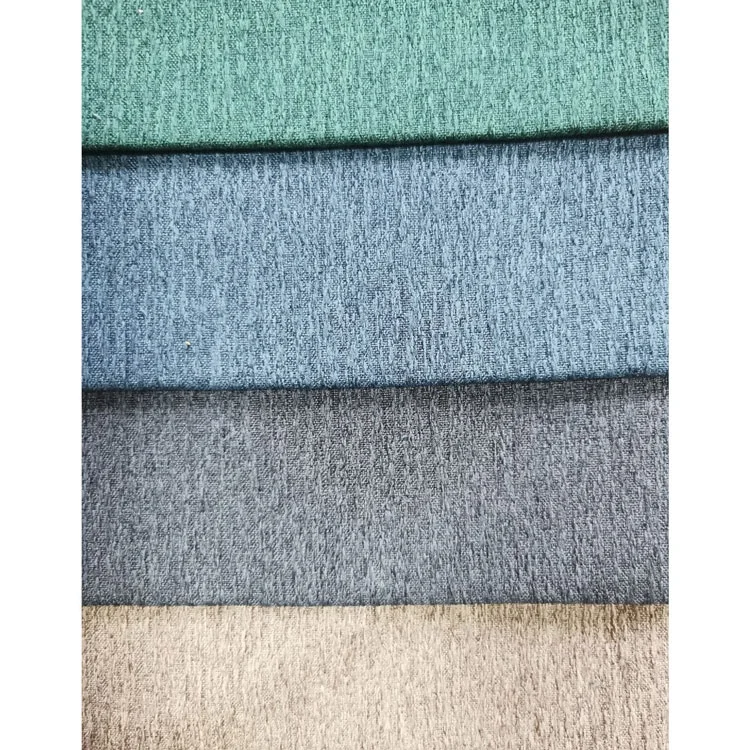 135#  Home Decor 100 Polyester Linen Look Jacquard Furniture Fabric Italian Linen Flax Fabric