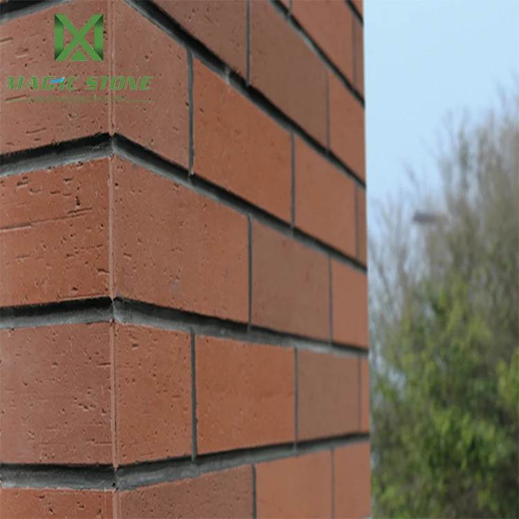 Dark Red C Series Facing Brick Waterproof Apartment and School MCM