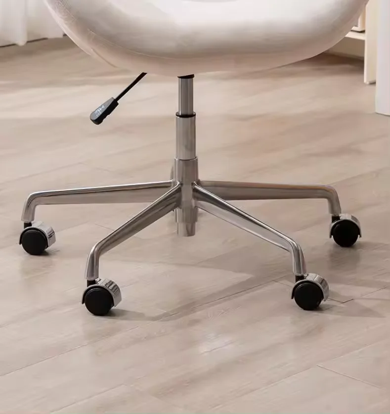 OEM/ODM Luxury Velvet Fabric Rotate Sofa Outdoor Office Meeting Chair Living Room Leisure Chair with Wheel