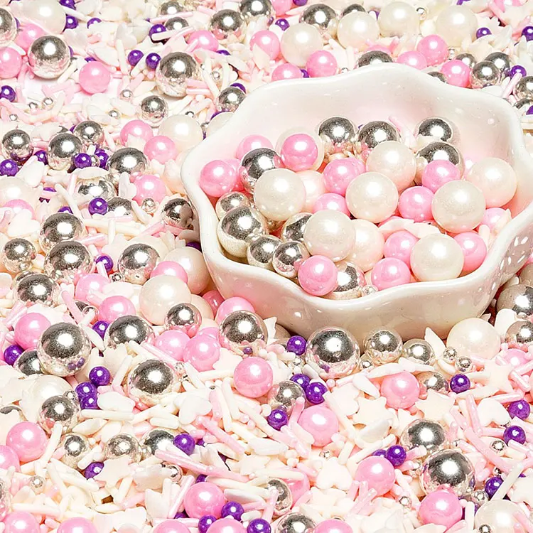 The Fine Quality Proper Price Edible Gold Shapes For Cake Sprinkles Flakes Decoration Pearl