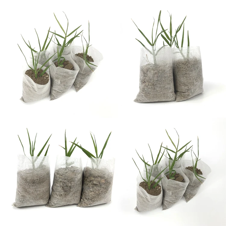 
PLA Non Woven Biodegradable Planter Bags Seed Bags 