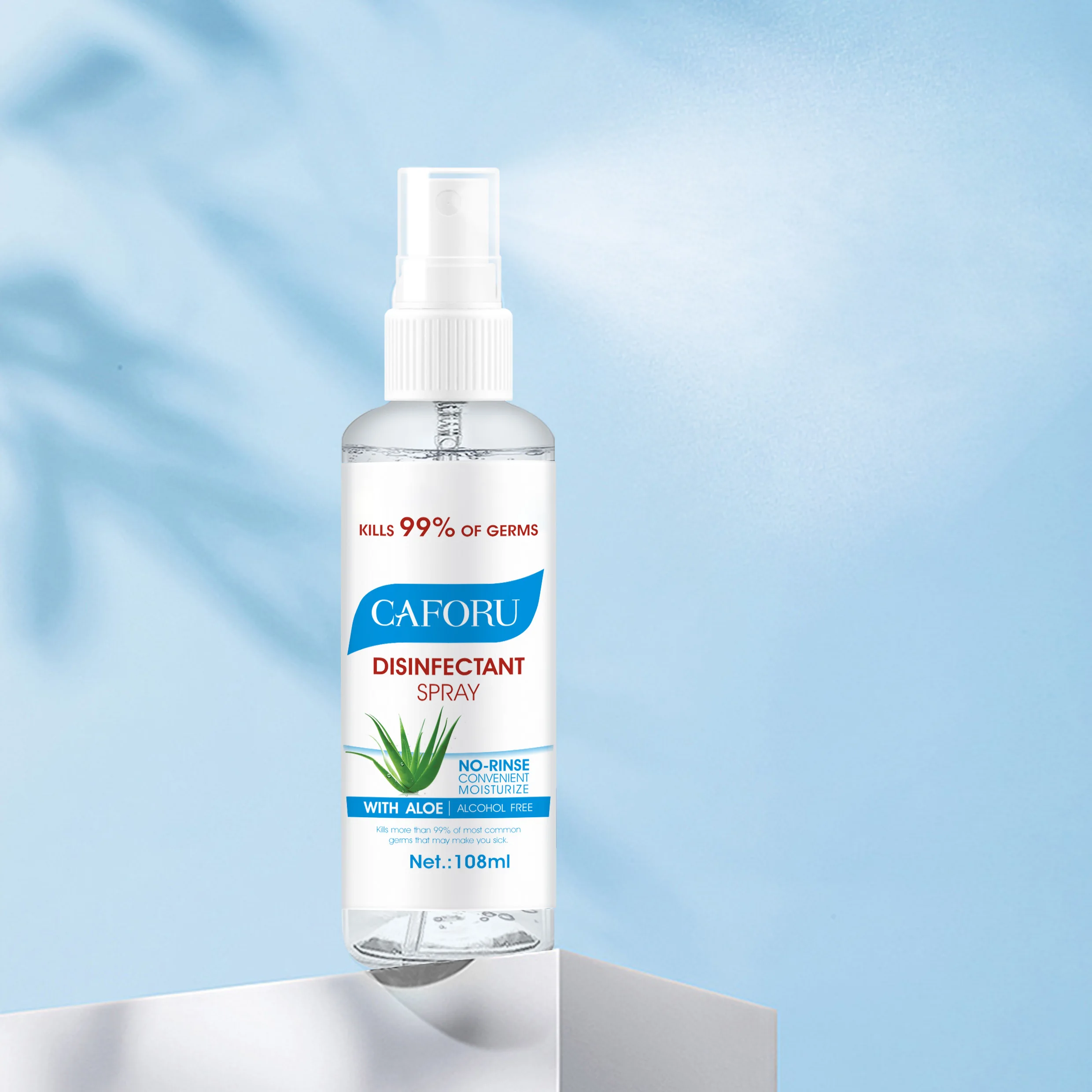 
wholesale 100ml alcohol free hand sanitizer spray for hand and body 