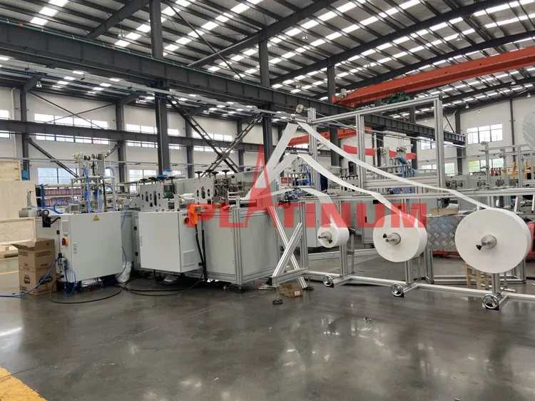 High Speed Medical Fully Automatic Disposable Surgical Face Dust Fabric Blank Mask Making Machine