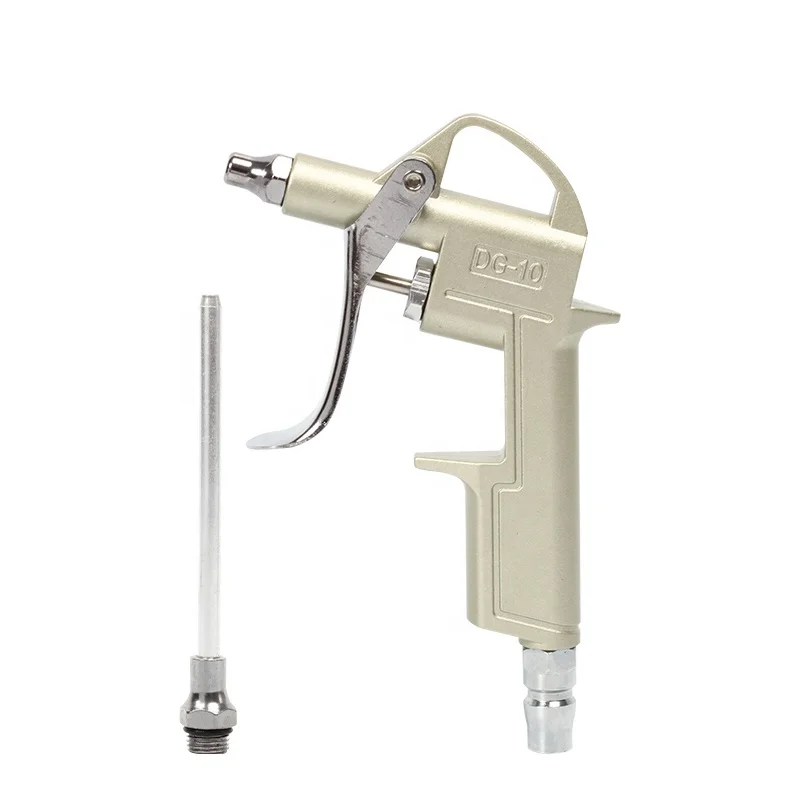 SNS DG Series Air Blow Duster Gun With Two Exchangeable Nozzles And Air Compressor Quick Connect Coupler