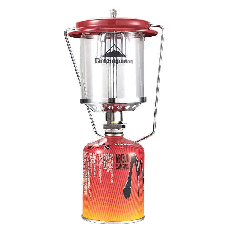 Camping Lights Mini Portable Camping Lantern Gas Butane Gas Lantern With Piezo Adjustable Gas Lamp Outdoor Travel