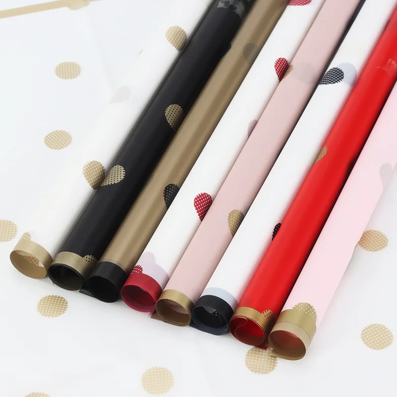 2021 new design popular  Matte Waterproof Ready to Ship Flower Wrapping Paper