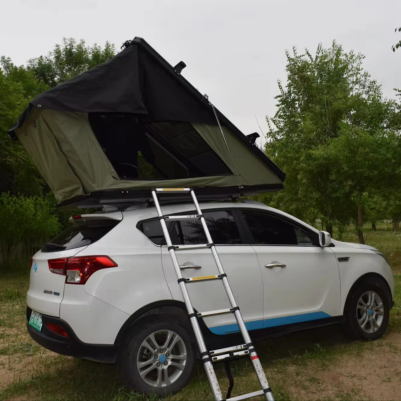 Manufacturer Outdoor Travel Hard Top Shell Aluminum Roof Top Vehicle-mounted Tents