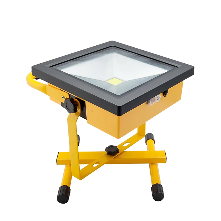 IP65 LED rechargeable flood light 10W 20W 30W 50W emergency outdoor flood lamp