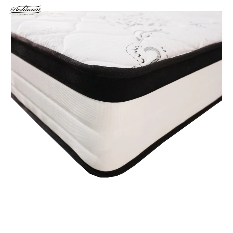 Wholesale Bed Mattress for Home Hotel Pocket Coil Spring King Queen Full Size Orthopedic Mattress In Box