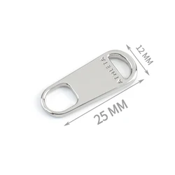 Custom Logo Bag Gold Brand Zipper Pull High Quality Handbag Metal Zipper Puller for Bag