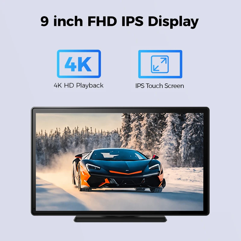 Maustor 9 inch Carplay with Touch Screen BT Stereo Android auto Car Radio Support Wifi and Rear Camera DVD Audio System Carplay