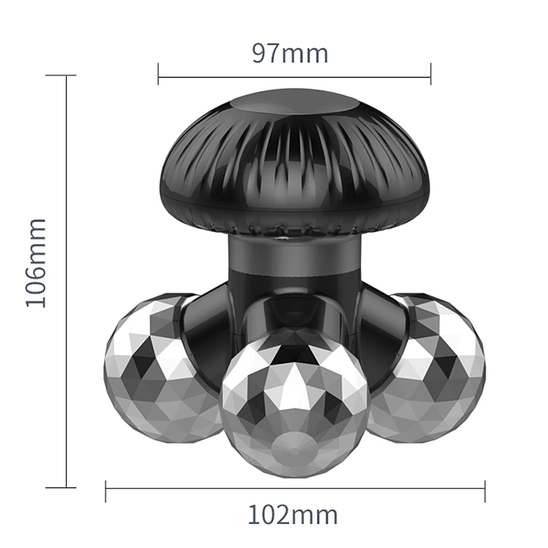 New Design Mini Massager 3 Speeds AAA Battery Vibration Mini Electric Massager For neck back