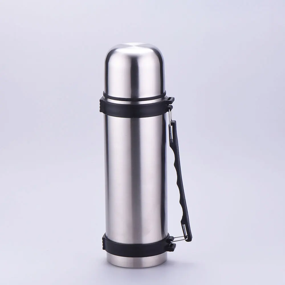 Custom Logo Vacuum Insulated Travel Thermos Private Label Stainless Steel Travel Thermos with Handle CC0024-1200