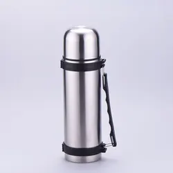 Custom Logo Vacuum Insulated Travel Thermos Private Label Stainless Steel Travel Thermos with Handle CC0024-1200