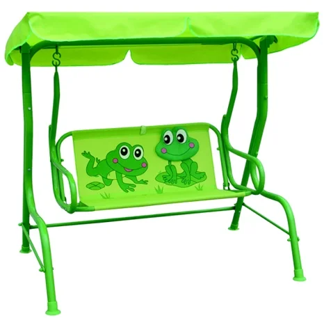 Children Patio Swing Chair Hanging Chair on sales Outdoor Furniture Garden Swing Metal Hanging Double-seat Chair