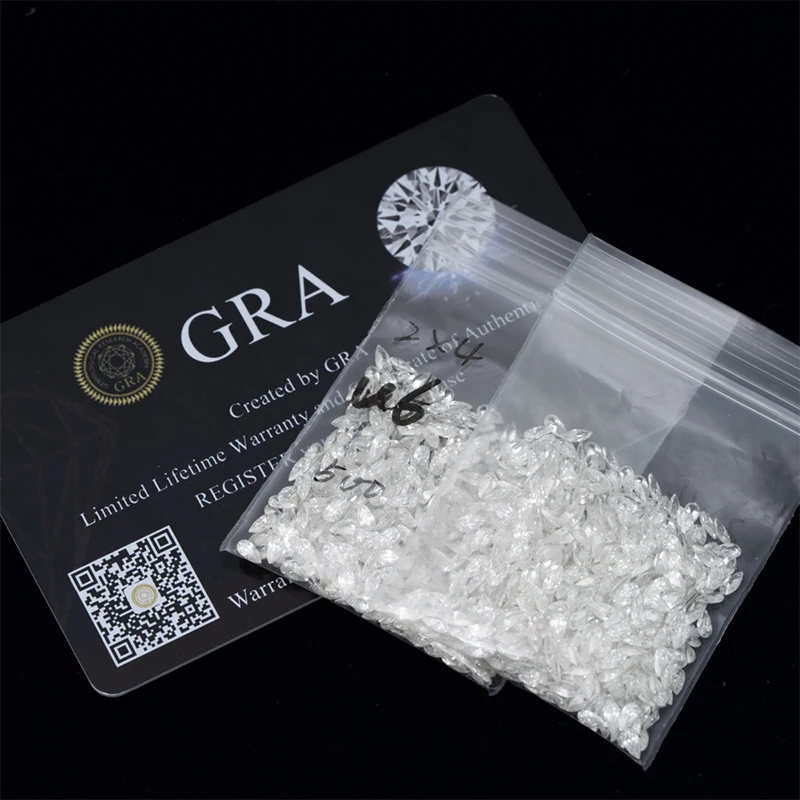 High Quality Pear Cut Moissanite DEF Color VVS Moissanite Stone For Women Wedding Rings