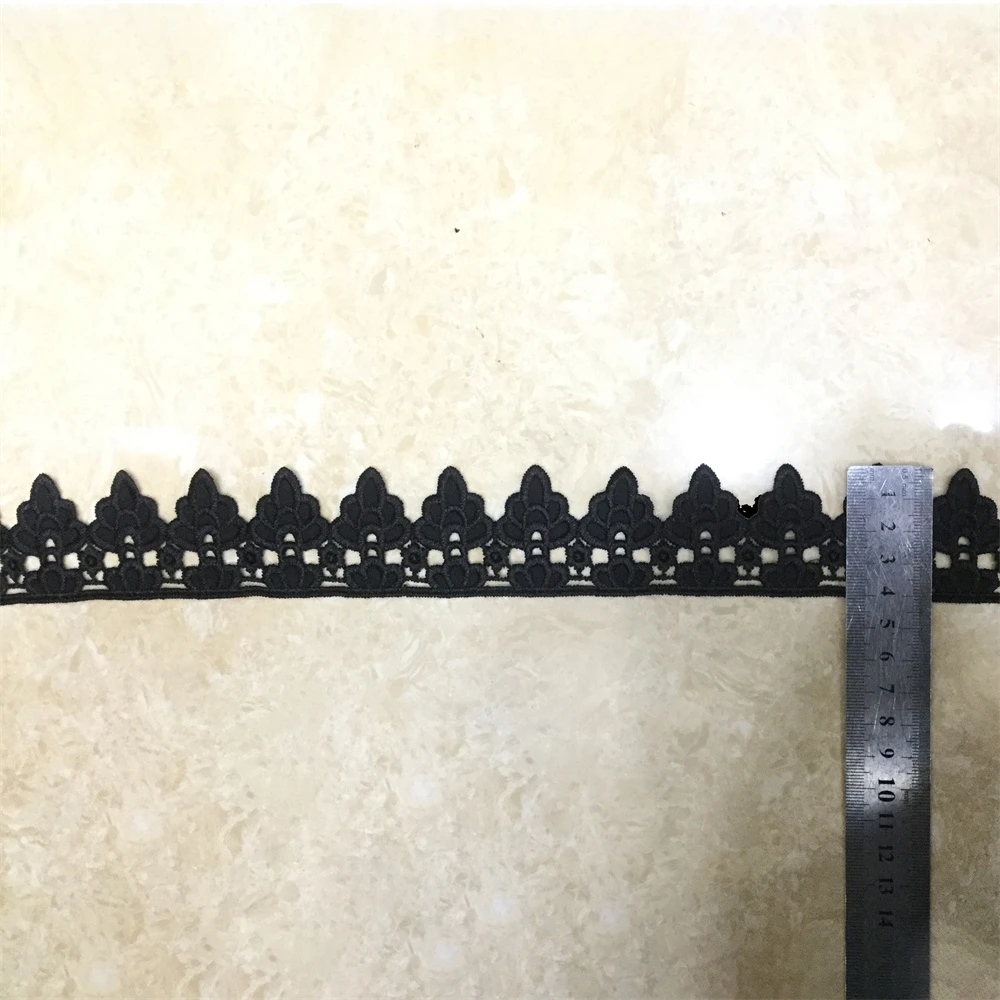 Fashion design Custom made embroidery lace water soluble French lace knit lace trim just a trim for Dresses/Bag/Hair accessories