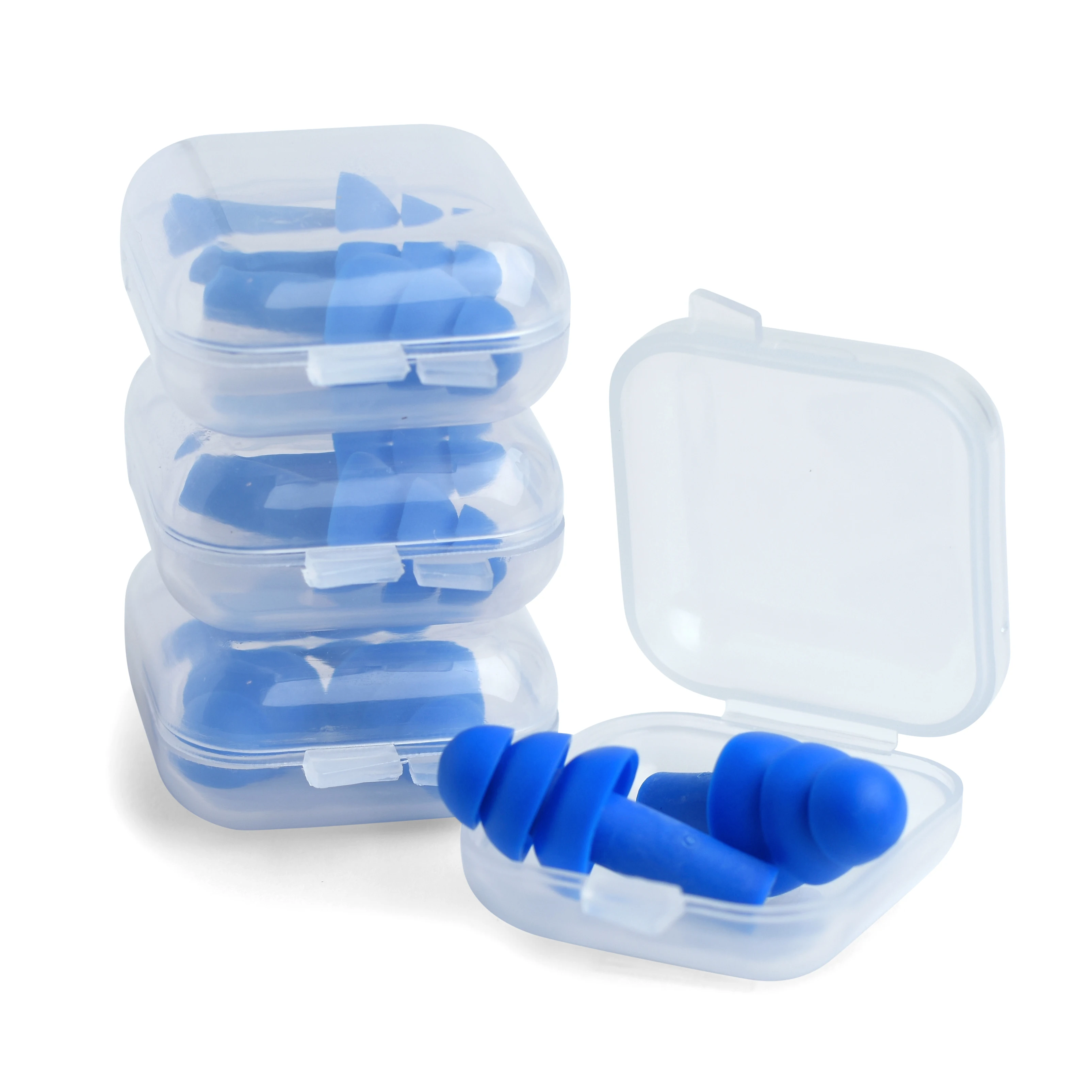 USA Based, In stock Reusable silicone ear plugs NRR 25dB SNR 30dB Soft Noised Reduction Ear Protection Christmas shape CE ANSI