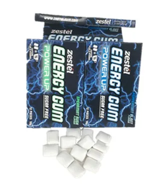 Caffeine Energy Chewing Gum | Sugar Free | HALAL | KOSHER Gummy Candy