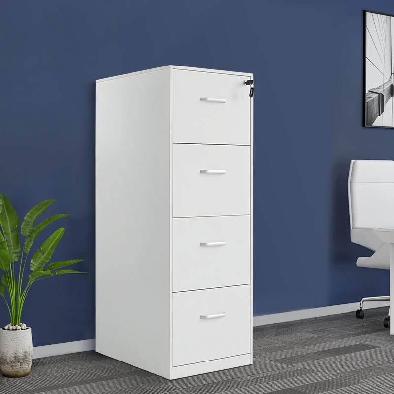 Metal Storage Cabinet with A4 bracket Office Steel 4 drawer file cabinet under table