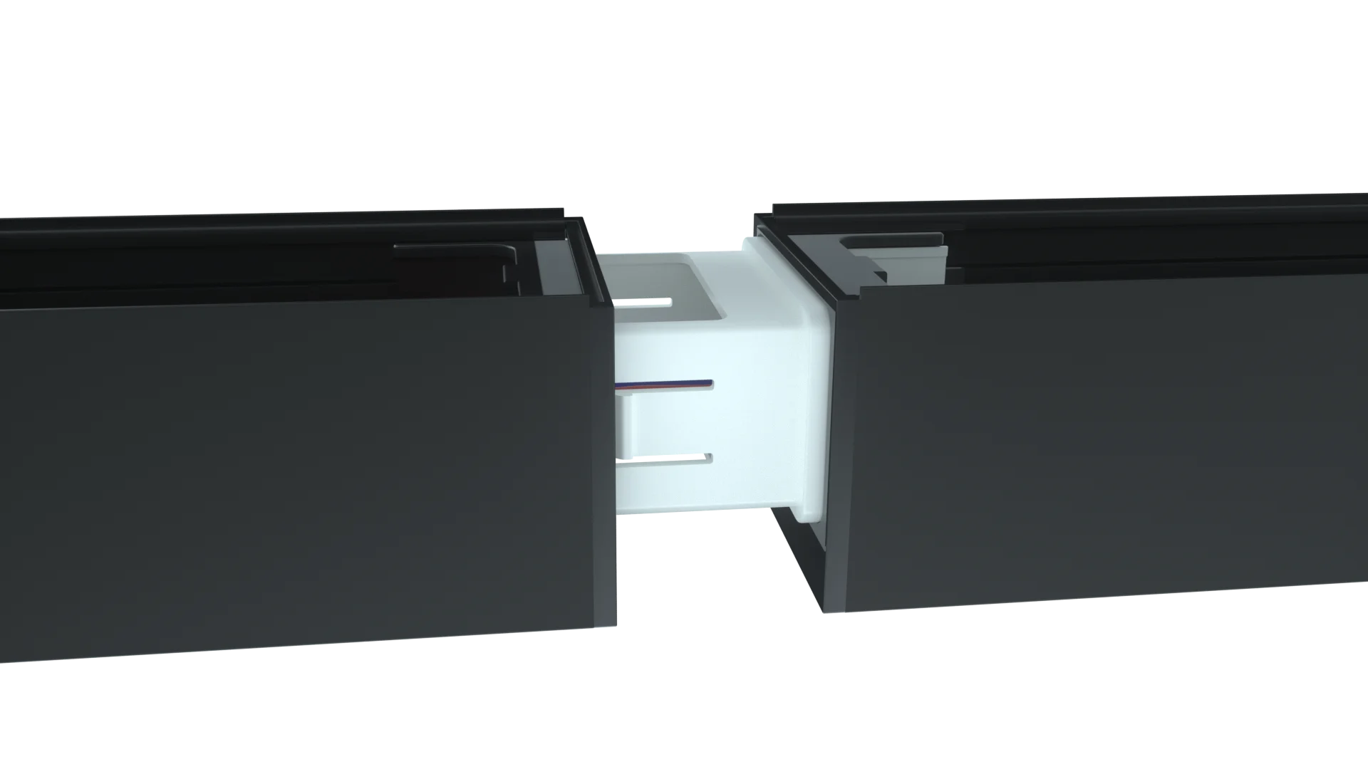 linear-shaped Linear LED lighting Stepless Dimmable  0-10V dimmers DALI Utility Light Fixture without causing disturbing flicker