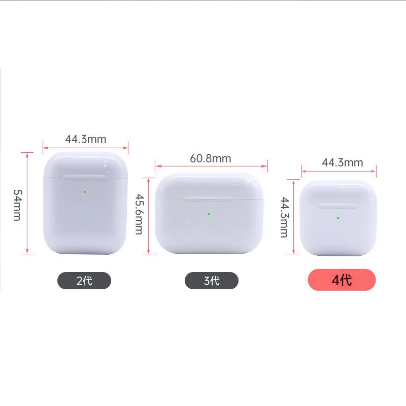 2021 горячая Распродажа Raname Gps Беспроводная зарядка Pro4 Белый Черный Air Pro 4 Tws наушники для iphone