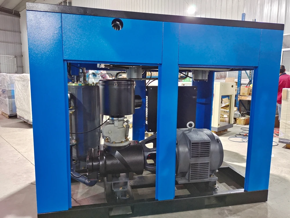 Industrial Equipments ZAKF 45KW 60HP screw air compressor for extrusion blow molding machine