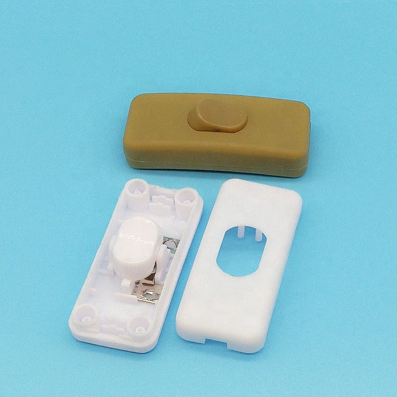 Table Lamp Parts Push Button Inline on Off Switch Floor Lamp Foot Switch Lighting Fixtures