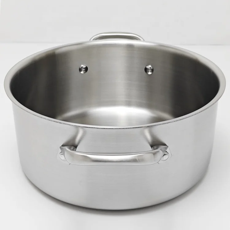 3Ply casseroles stainless steel 304 saucepan induction stockpot for Home Kitchen Cooking