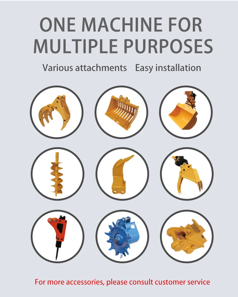 FREE SHIPPING Mini Excavator 3.5 Ton EPA Farm Used New Crawler Digger Kubota Engine Small Excavators 1 Ton 2 Ton Machine Prices