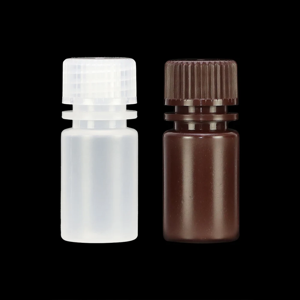 Labor-Plastikflasche 8ml 15ml 30ml 60ml 125ml 250ml 500ml 1L PET HDPE Amber Laboratory Wide Mouth Reagent Bottle Plastic Bottle
