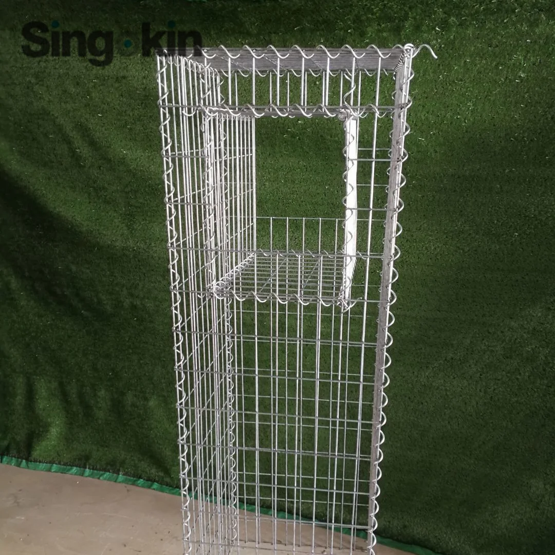 gabion wall galvanized stone basket fence multi rock metal wire mesh box