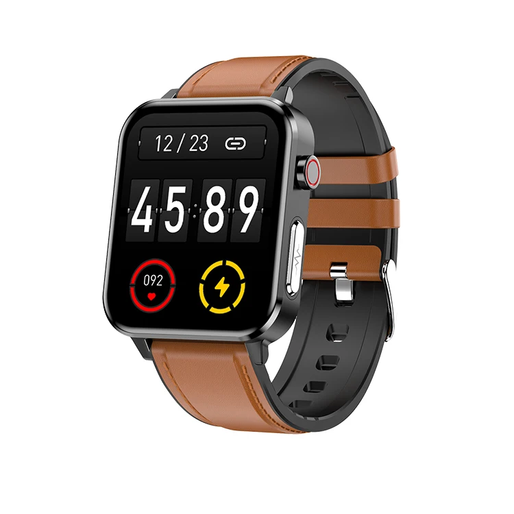 
AI Medical PPG ECG E86 body temperature smartwatch IP68 thermometer smart bracelet for Multi-dial switching 