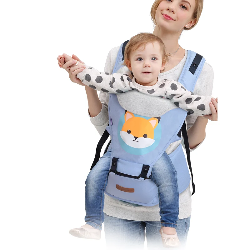 6-in-1 Breathable Ergonomic baby carrier Backpack Carrier with Hip Seat for Infants