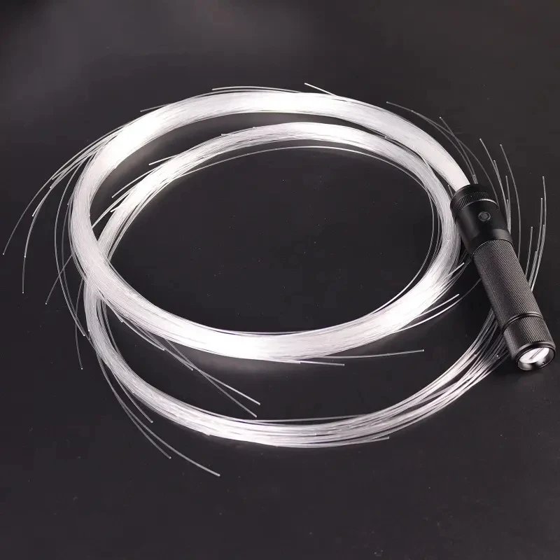 RGB Dancing Fiber Optic Whip For Parties  LED Fiber Optic Whip Bar Nightclub Atmosphere Dance Whip