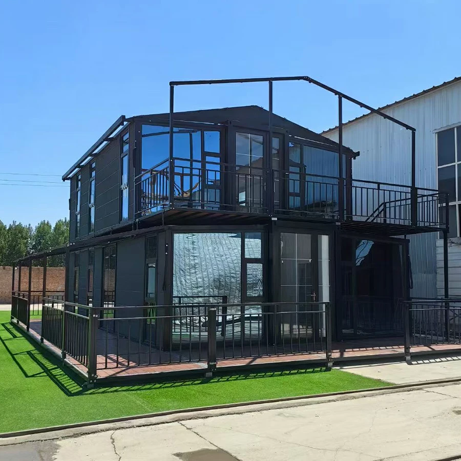 20Ft 40Ft Prefab Expandable Container Houses Prefabricated Foldable Expanding Container Homes Portable Tiny House 2 3 5 Bedroom