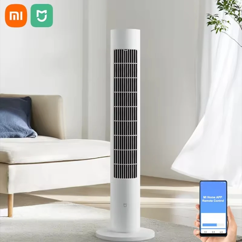 Инверторный вентилятор xiaomi home Smart DC 2 мягкого ветра тихий энергосберегающий объем подачи воздуха 470 куб/ч скорость 5 6 м/с